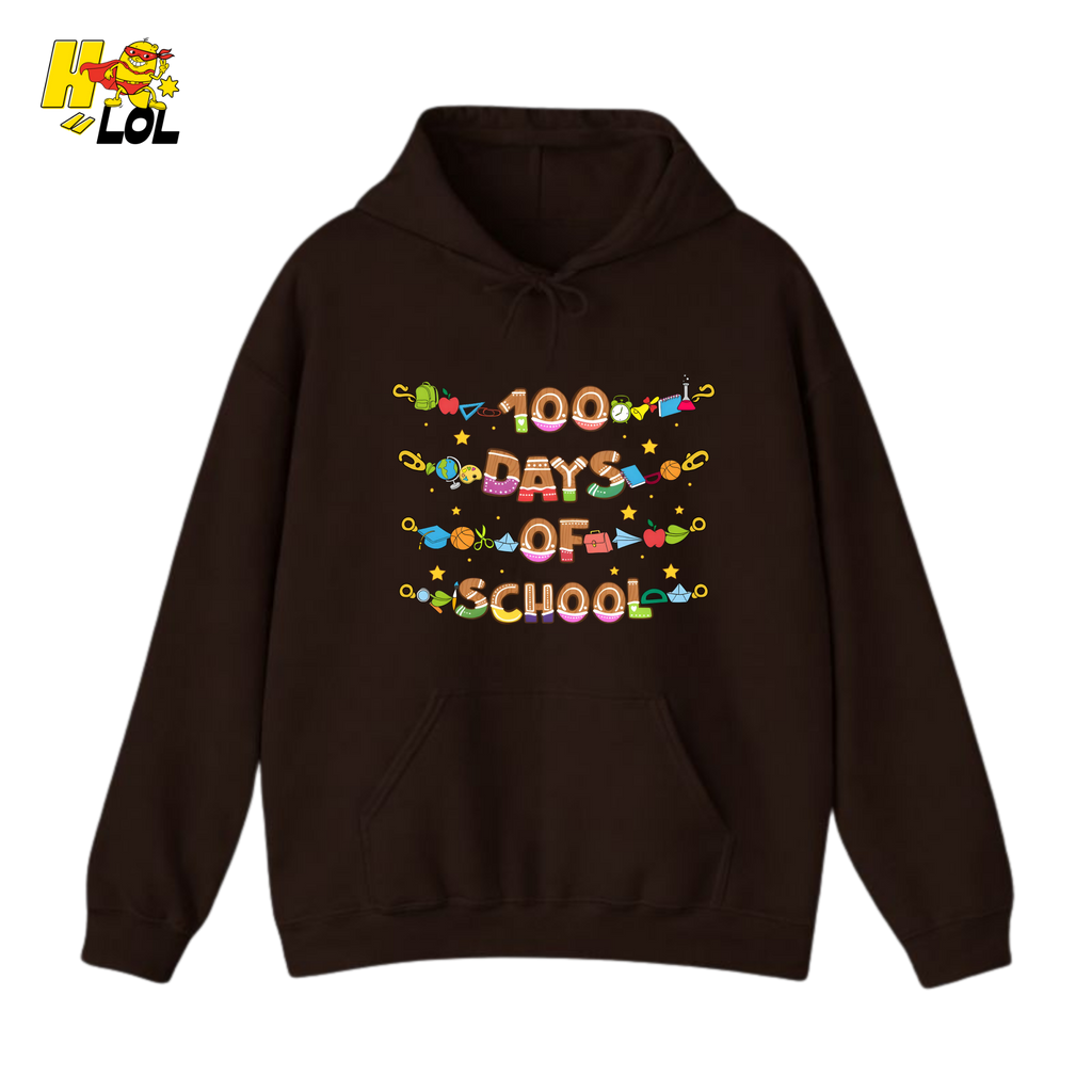 100 Days Of School Teacher Hoodie Gift For Teachers - HQLOL