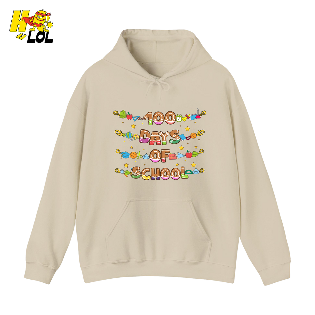 100 Days Of School Teacher Hoodie Gift For Teachers - HQLOL