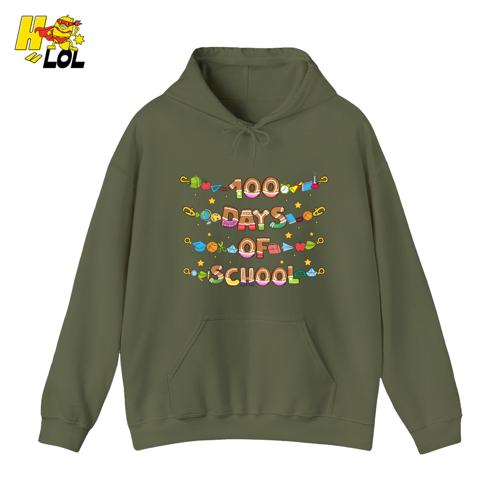 100 Days Of School Teacher Hoodie Gift For Teachers - HQLOL