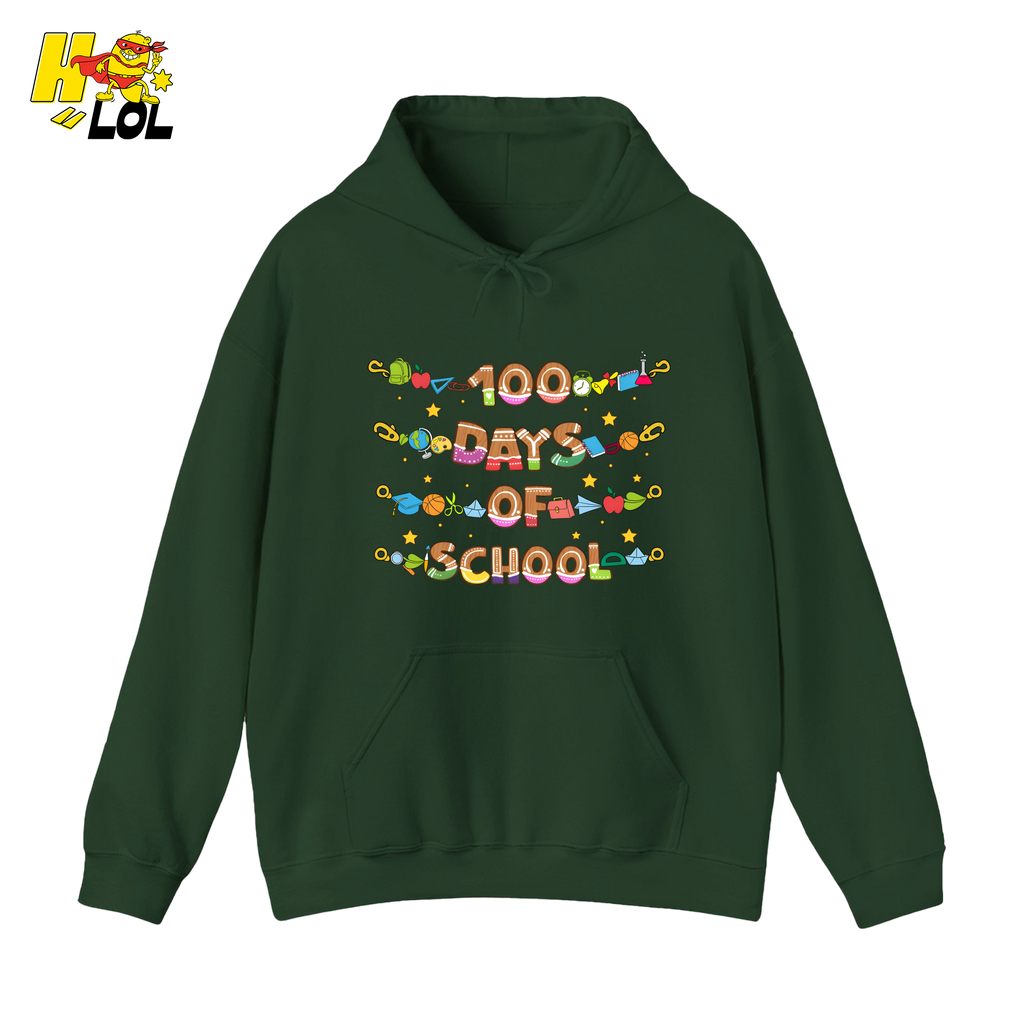 100 Days Of School Teacher Hoodie Gift For Teachers - HQLOL