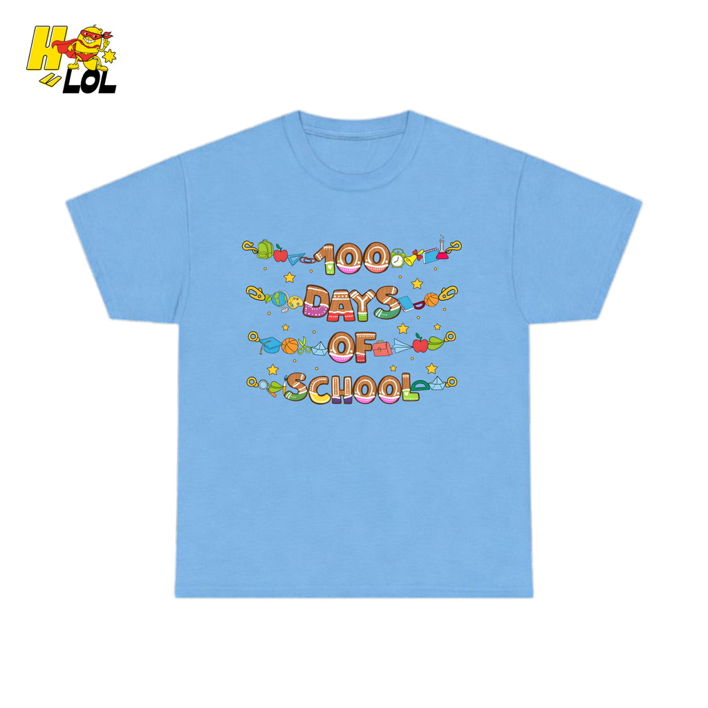 100 Days Of School Teacher T-Shirt Gift For Teachers - HQLOL