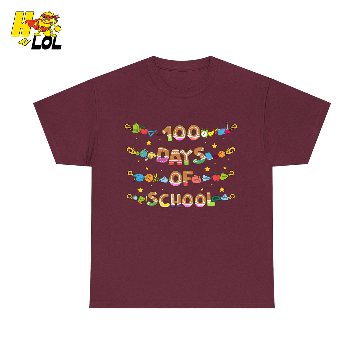 100 Days Of School Teacher T-Shirt Gift For Teachers - HQLOL