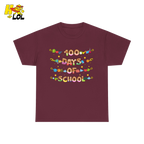 100 Days Of School Teacher T-Shirt Gift For Teachers - HQLOL