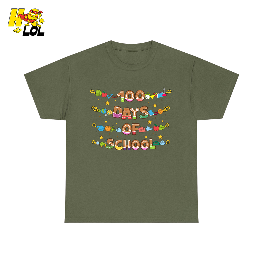 100 Days Of School Teacher T-Shirt Gift For Teachers - HQLOL