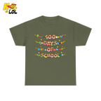 100 Days Of School Teacher T-Shirt Gift For Teachers - HQLOL