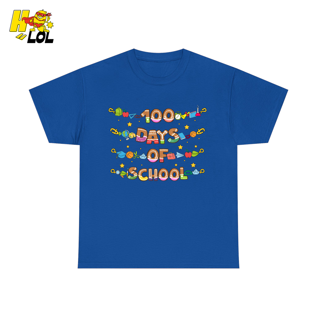 100 Days Of School Teacher T-Shirt Gift For Teachers - HQLOL