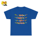 100 Days Of School Teacher T-Shirt Gift For Teachers - HQLOL