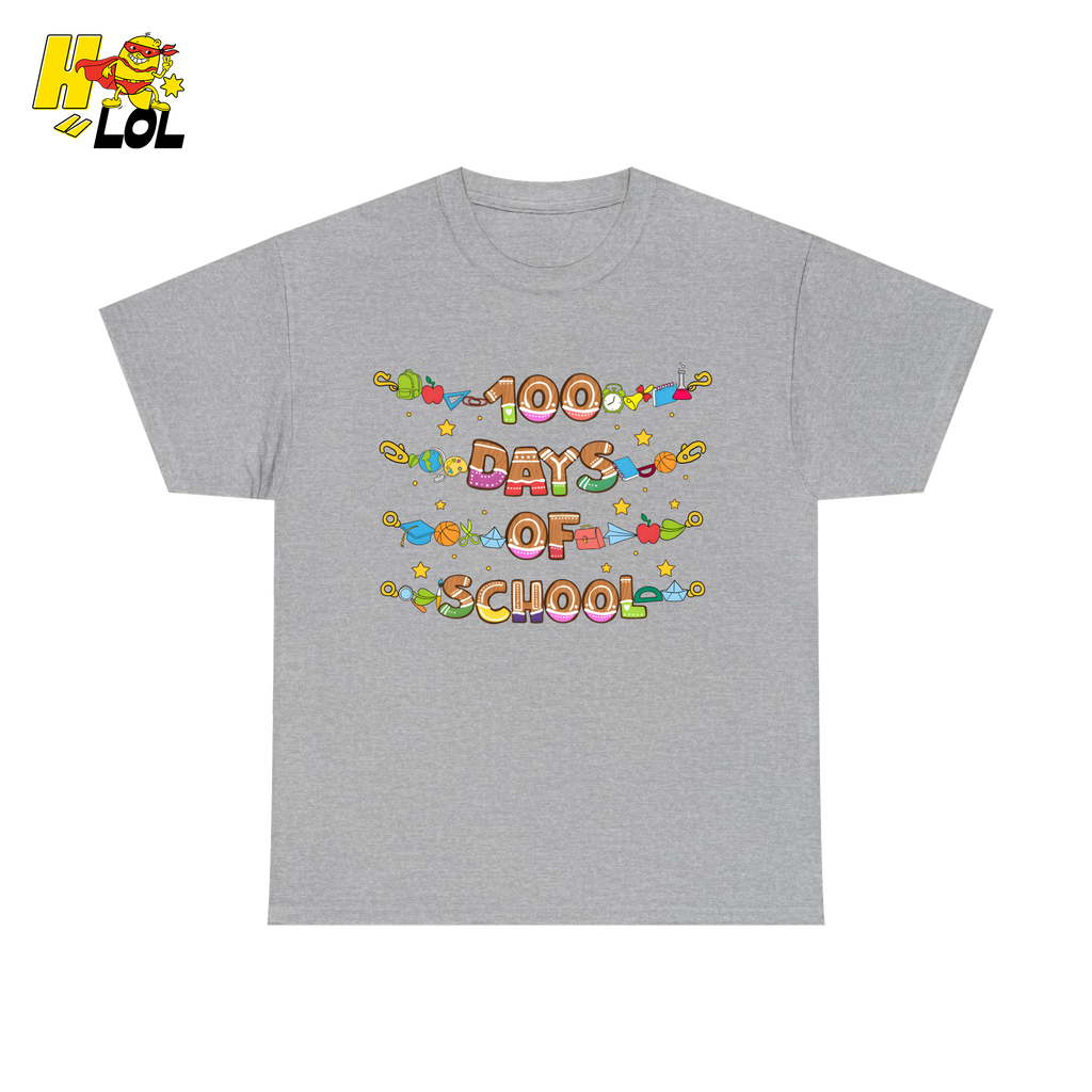 100 Days Of School Teacher T-Shirt Gift For Teachers - HQLOL