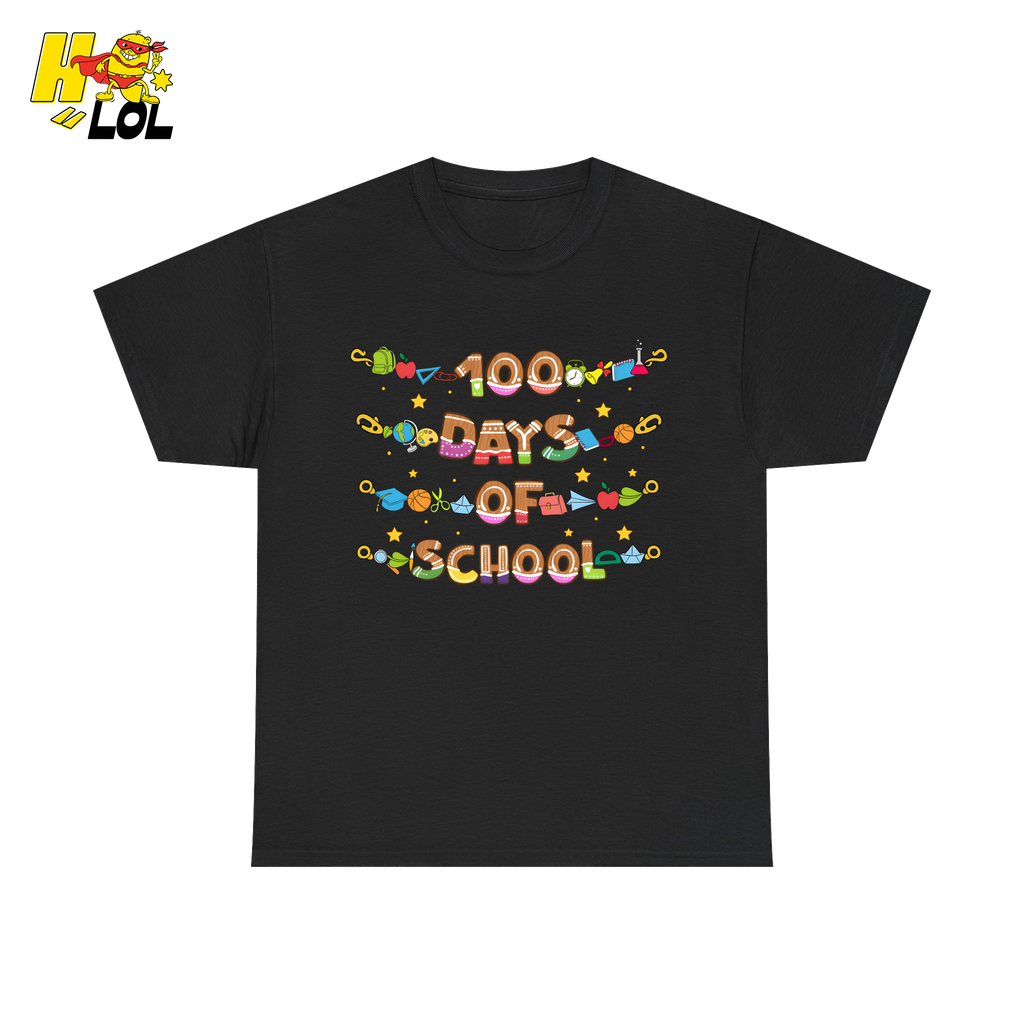 100 Days Of School Teacher T-Shirt Gift For Teachers - HQLOL