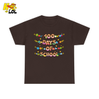 100 Days Of School Teacher T-Shirt Gift For Teachers - HQLOL
