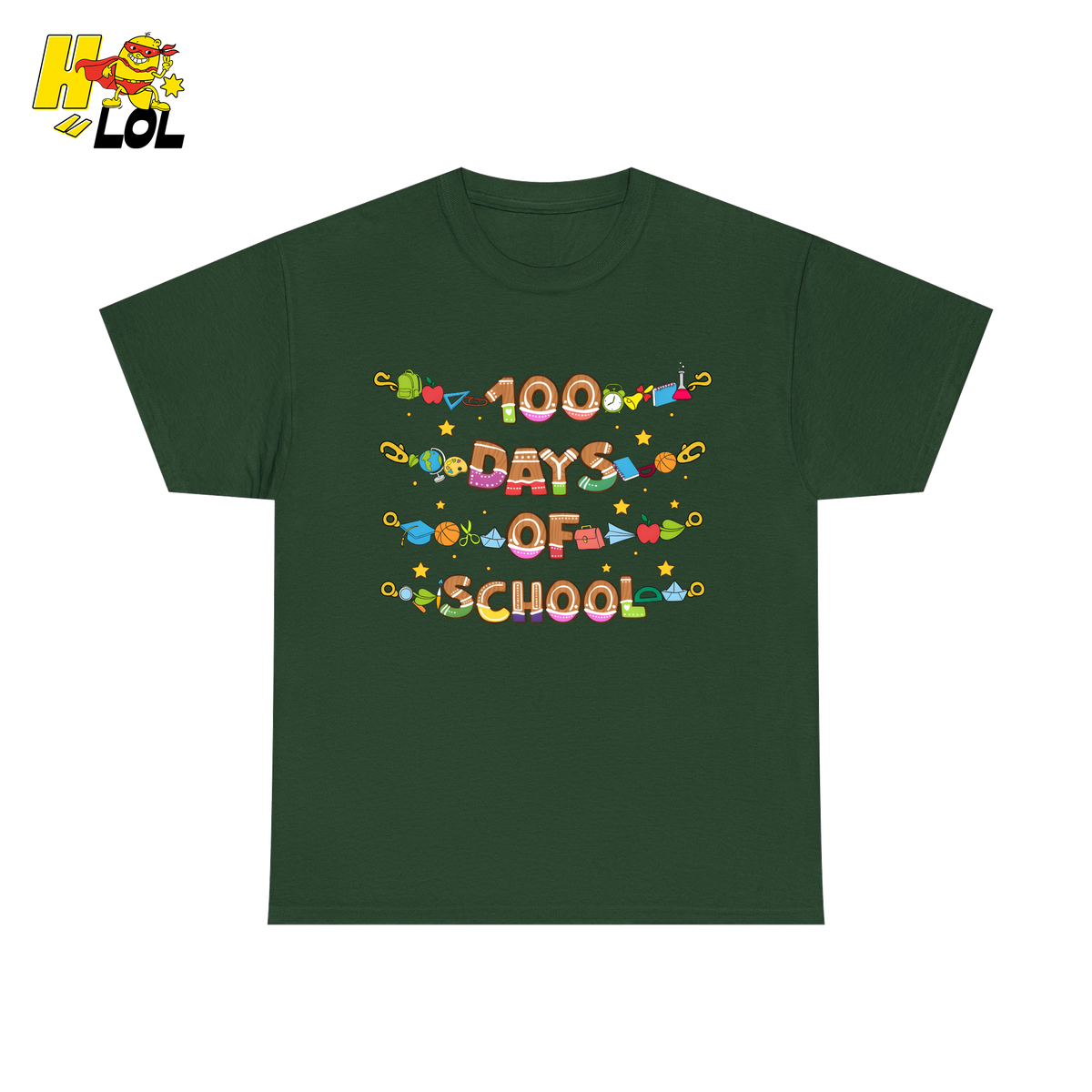 100 Days Of School Teacher T-Shirt Gift For Teachers - HQLOL