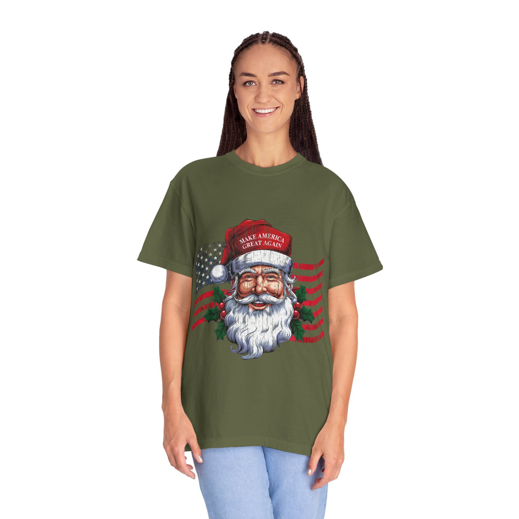 Make Christmas Great Again Funny Santa Trump 2025