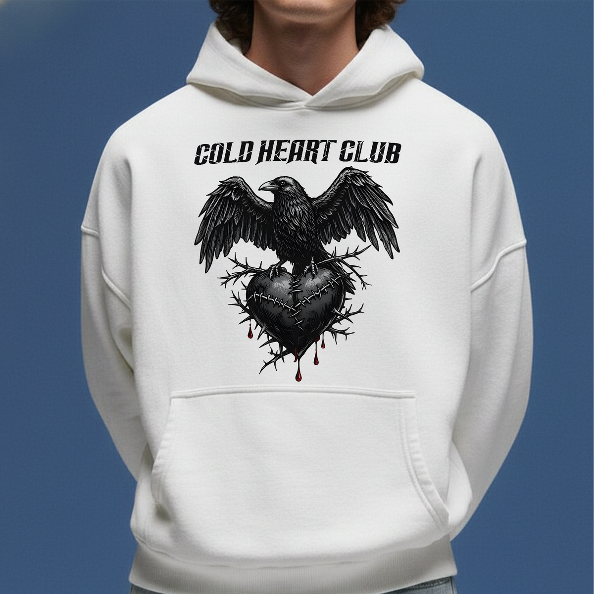 Cold Heart Club Raven Hoodie Gift for Anti Valentine - HQLOL