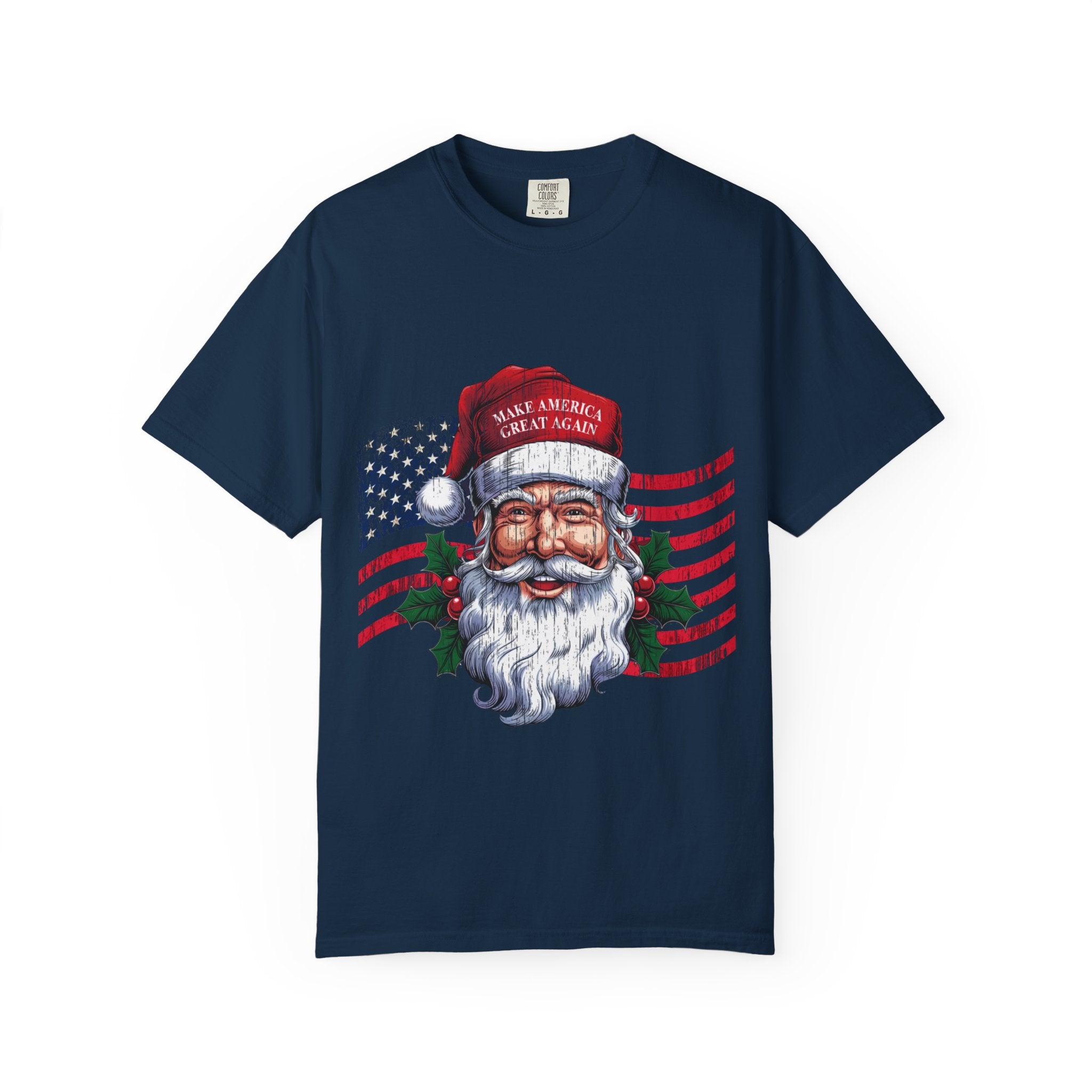 Make Christmas Great Again Funny Santa Trump 2025