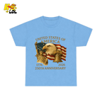 250th Anniversary USA Eagle Graphic T-Shirt Gift for Patriots - HQLOL