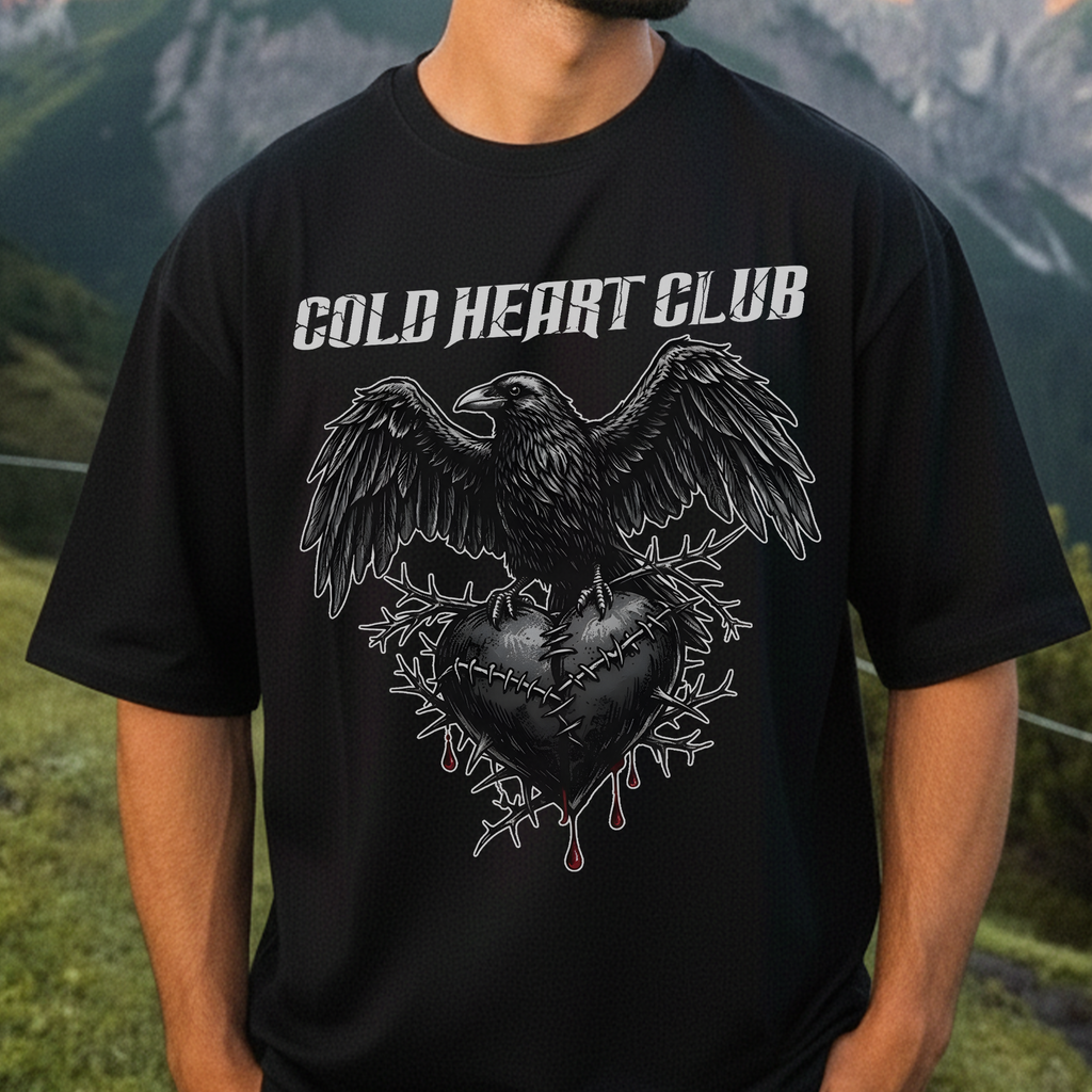 Cold Heart Club Raven Shirt Gift for Anti Valentine - HQLOL
