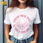Spread Those Pages Like Good Girl Book Lover Spicy Romance Shirt - HQLOL