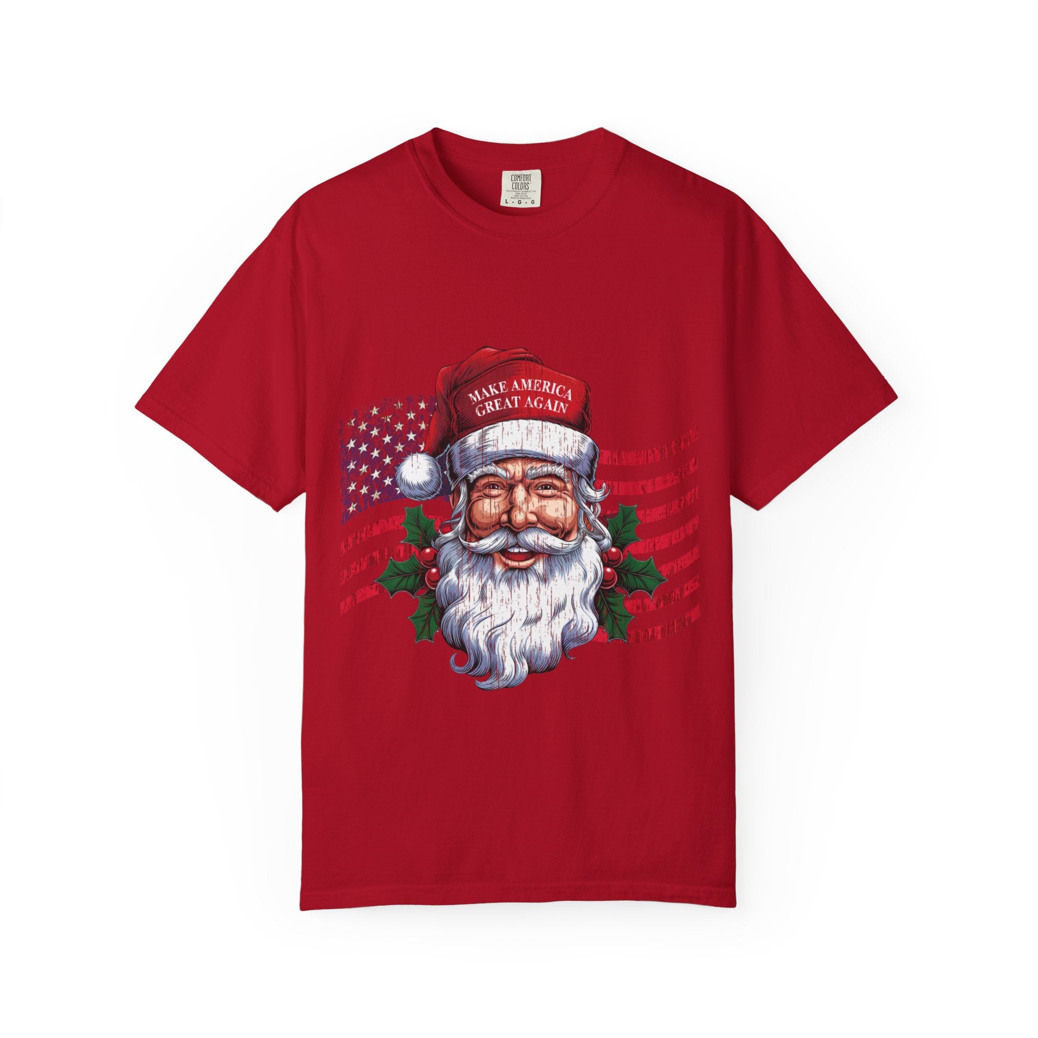 Make Christmas Great Again Funny Santa Trump 2025