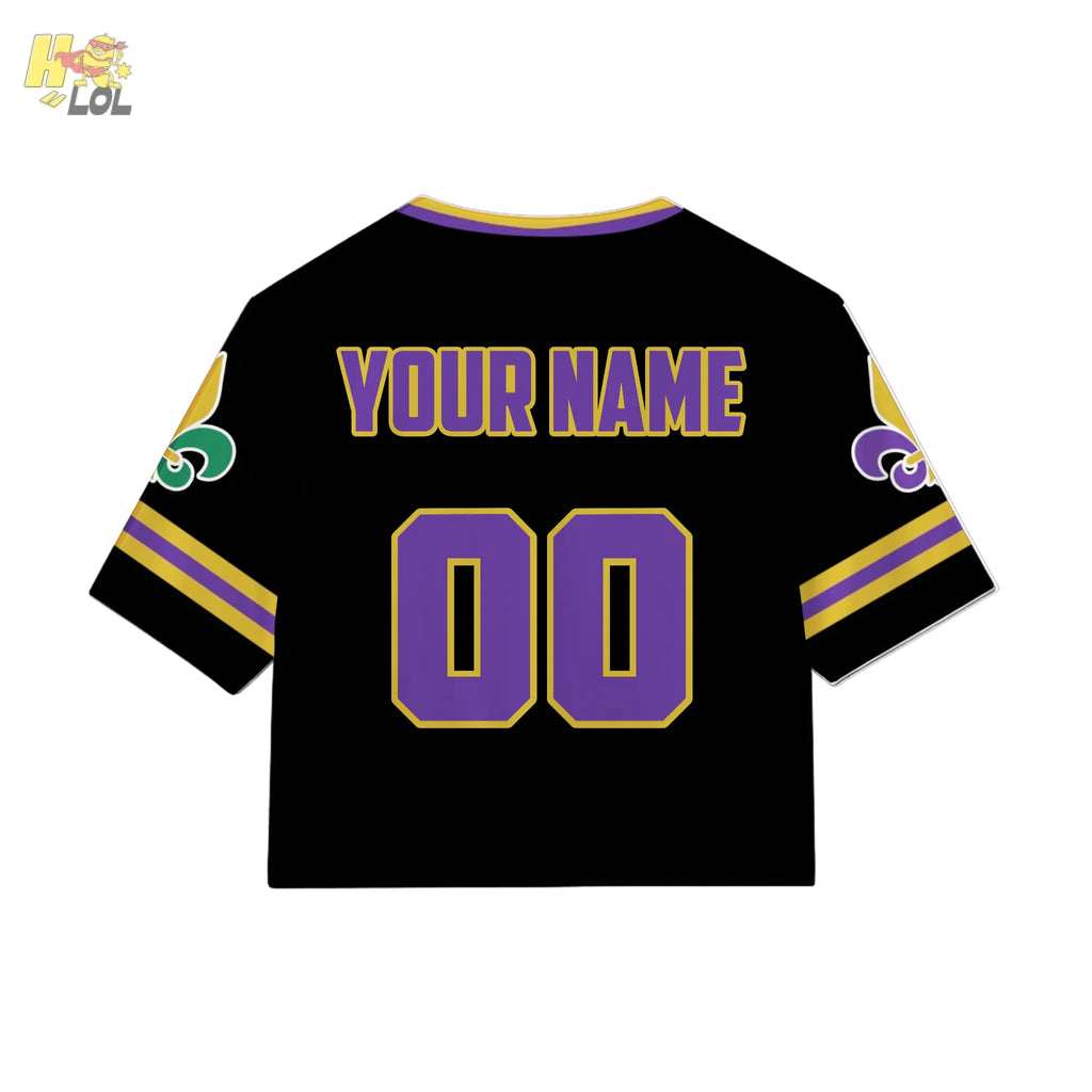 Mardi Gras Fleur De Lis Jersey Gift For New Orleans Fan - HQLOL