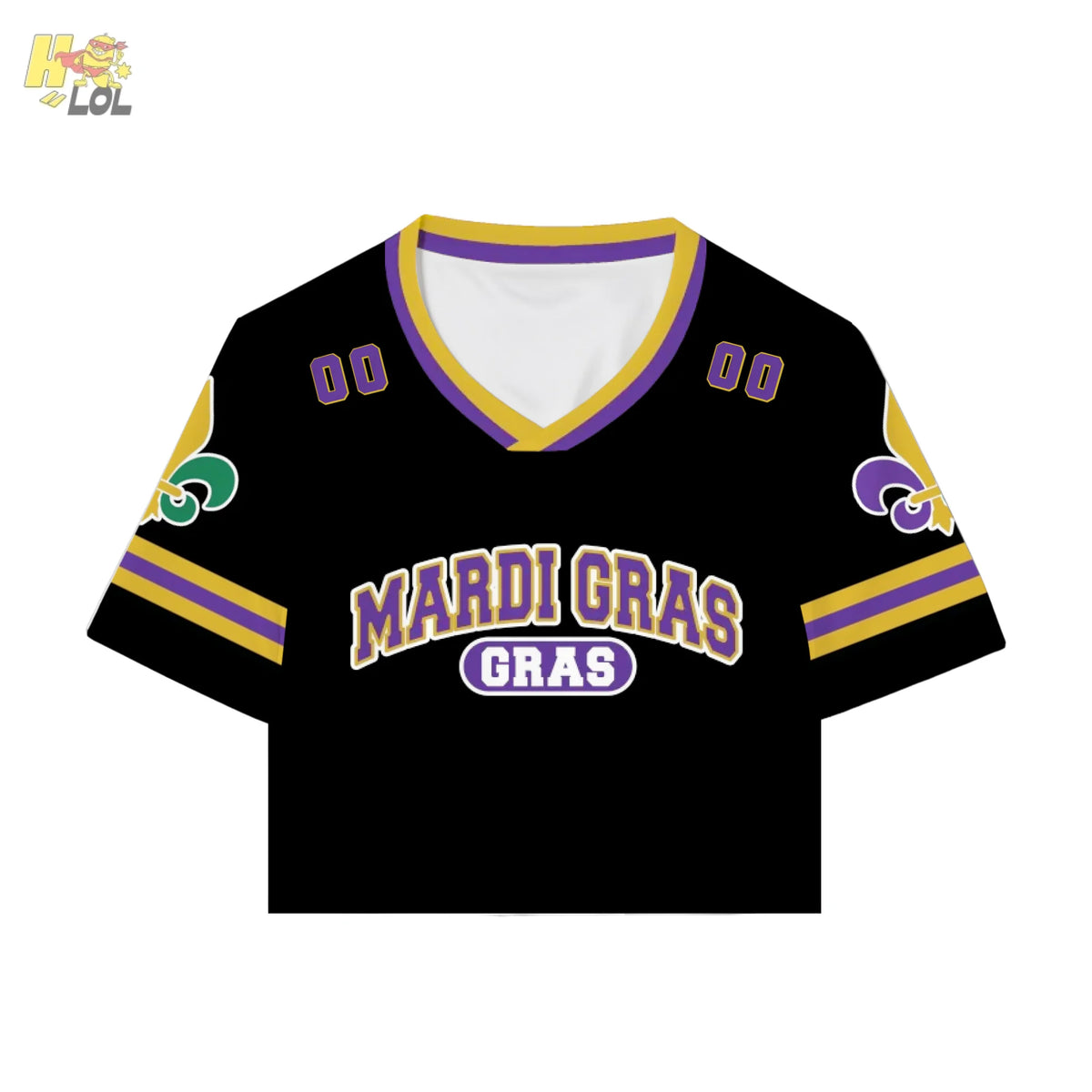Mardi Gras Fleur De Lis Jersey Gift For New Orleans Fan - HQLOL