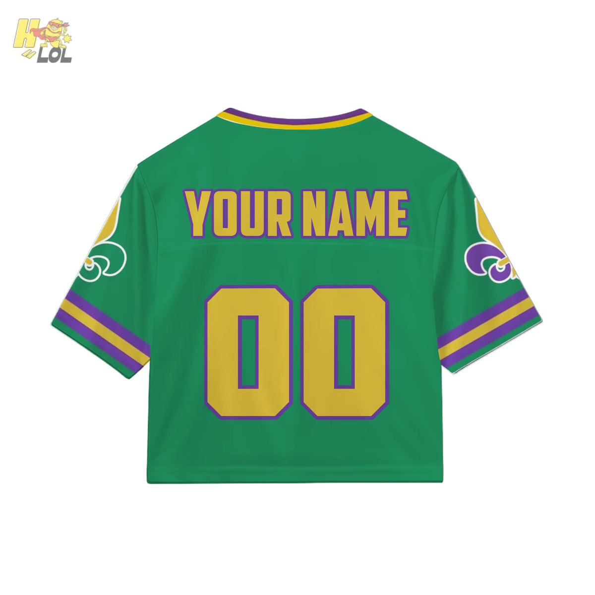 Mardi Gras Fleur De Lis Jersey Gift For New Orleans Fan - HQLOL