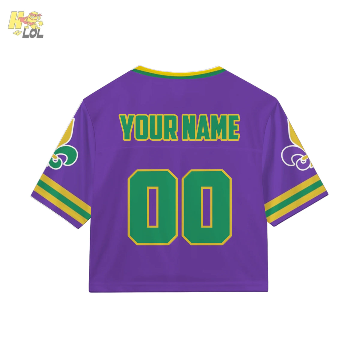 Mardi Gras Fleur De Lis Jersey Gift For New Orleans Fan - HQLOL