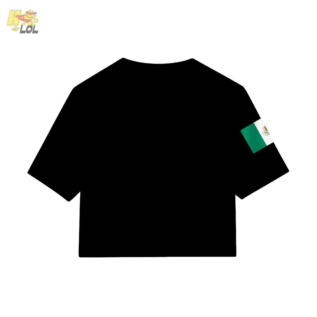 Custom USA Canada Mexxico Flag Soccer Croptop Jersey - HQLOL