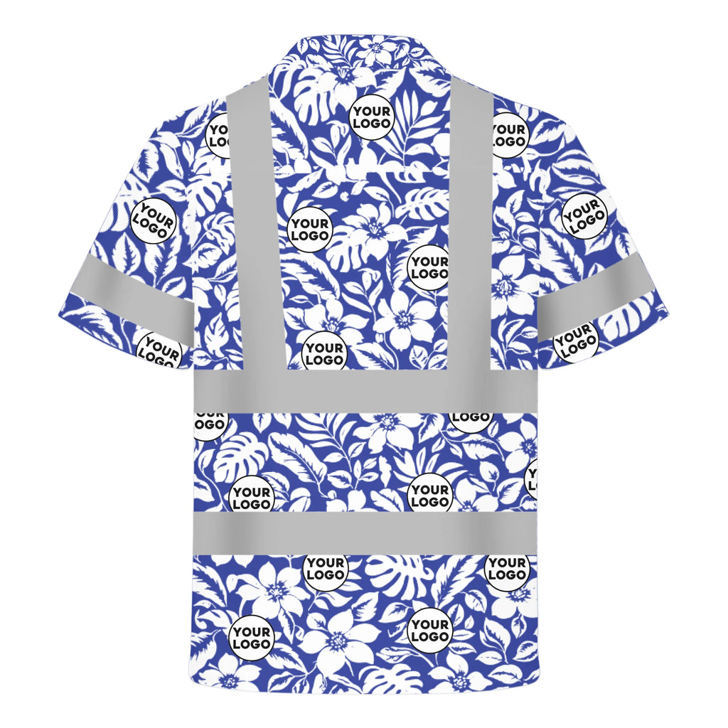 Personalized Logo Tropical Hawaiian Shirt Gift For Team - HQLOL