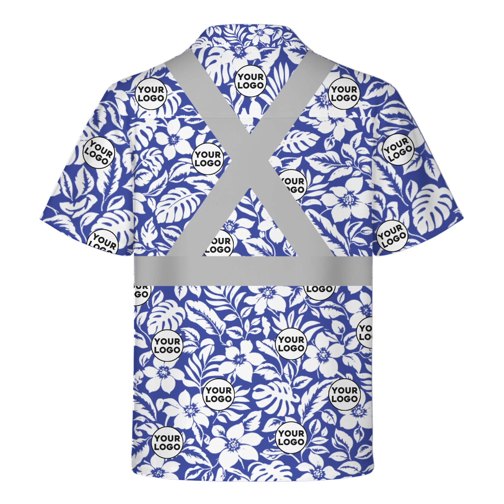 Personalized Logo Tropical Hawaiian Shirt Gift For Team - HQLOL