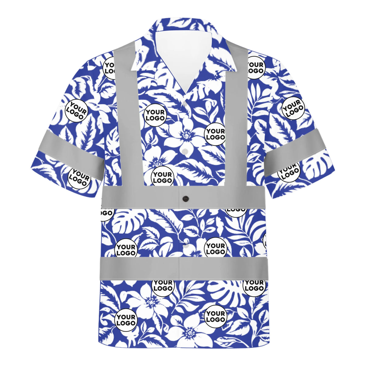 Personalized Logo Tropical Hawaiian Shirt Gift For Team - HQLOL