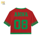 Custom World Cup 2026 Soccer Croptop Jersey Gift For Women - HQLOL