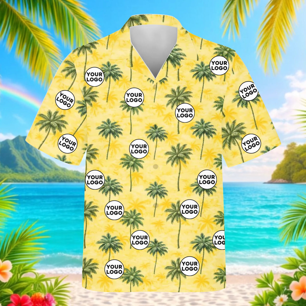 Personalized Palm Tree Hawaiian Shirt Gift for Friends - HQLOL
