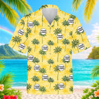 Personalized Palm Tree Hawaiian Shirt Gift for Friends - HQLOL