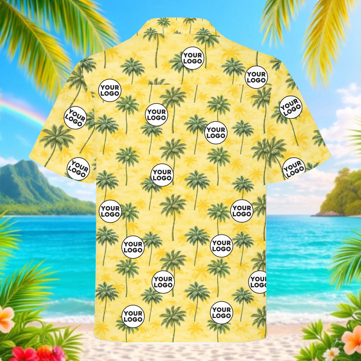 Personalized Palm Tree Hawaiian Shirt Gift for Friends - HQLOL