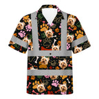 Personalized Dog Photo Hivis Hawaiian Shirt Gift For Dog Lover - HQLOL