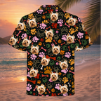Custom Pet Face Photo Hawaiian Shirt Gift For Dog Lover - HQLOL
