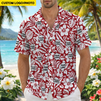 Custom Face Mash Tropical Hawaiian Shirt Gift for Family - HQLOL