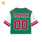 Custom Mexico Soccer Jersey Croptop Gift for Women - HQLOL