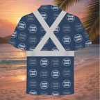Personalized Company Logo Hivis Hawaiian Shirt Gift for Worker - HQLOL