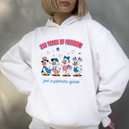 250 Years Of Freedom Patriotic Goose Hoodie Gift For Patriots - HQLOL