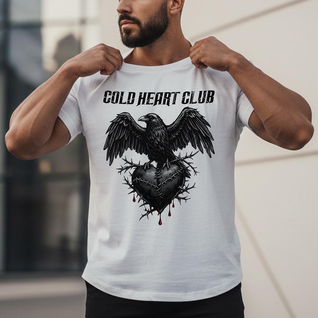 Cold Heart Club Raven Shirt Gift for Anti Valentine - HQLOL