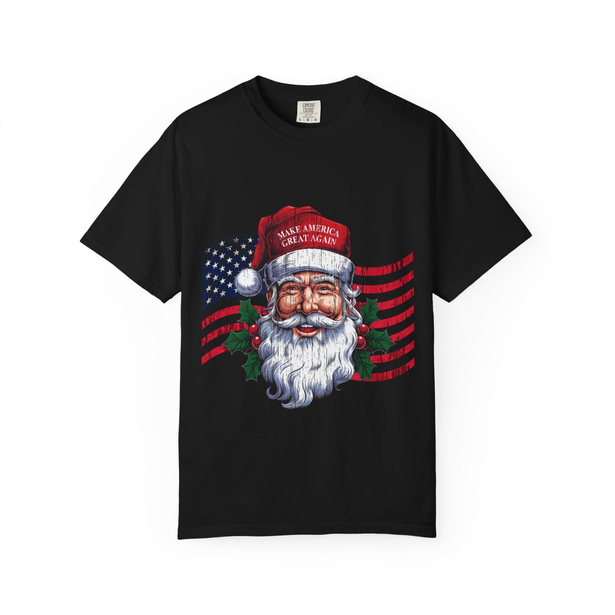 Make Christmas Great Again Funny Santa Trump 2025