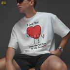 I Love You From The Bottom Of My Heart T-Shirt Valentine Gift for Her - HQLOL