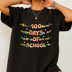 100 Days Of School Teacher T-Shirt Gift For Teachers - HQLOL