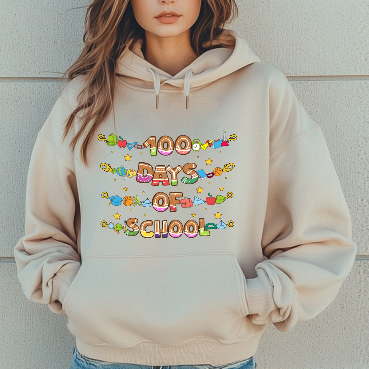 100 Days Of School Teacher Hoodie Gift For Teachers - HQLOL