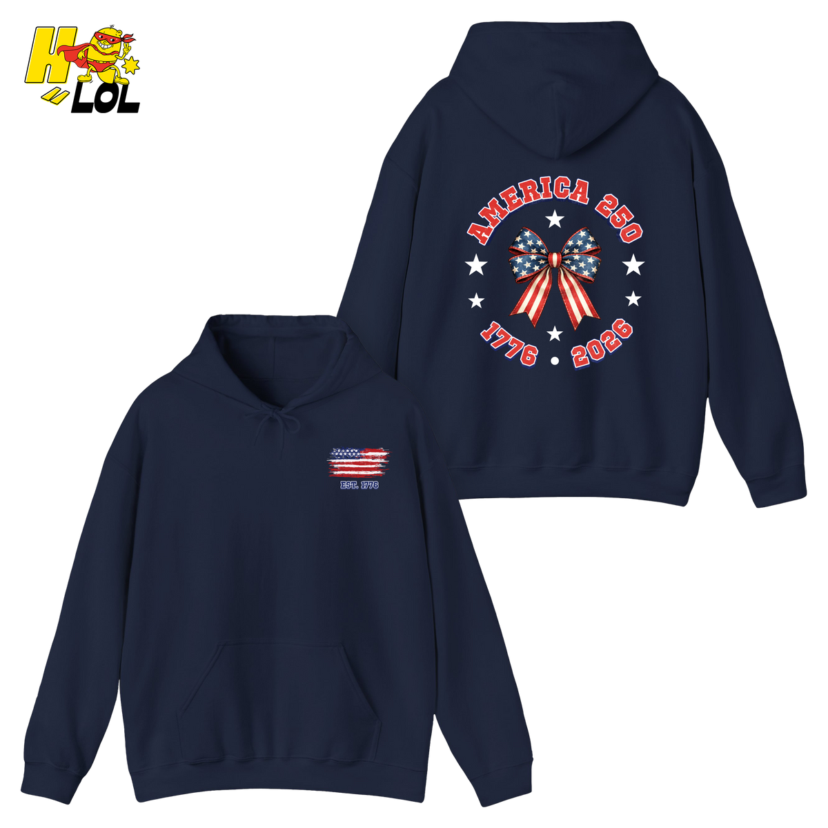 America 250 Semiquincentennial Retro Hoodie Gift For Patriot - HQLOL