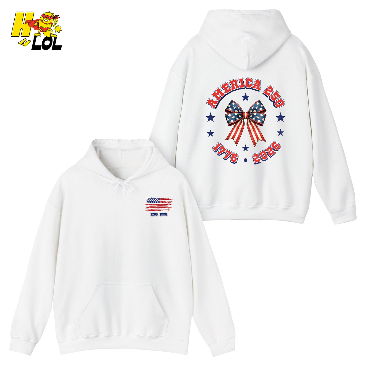 America 250 Semiquincentennial Retro Hoodie Gift For Patriot - HQLOL