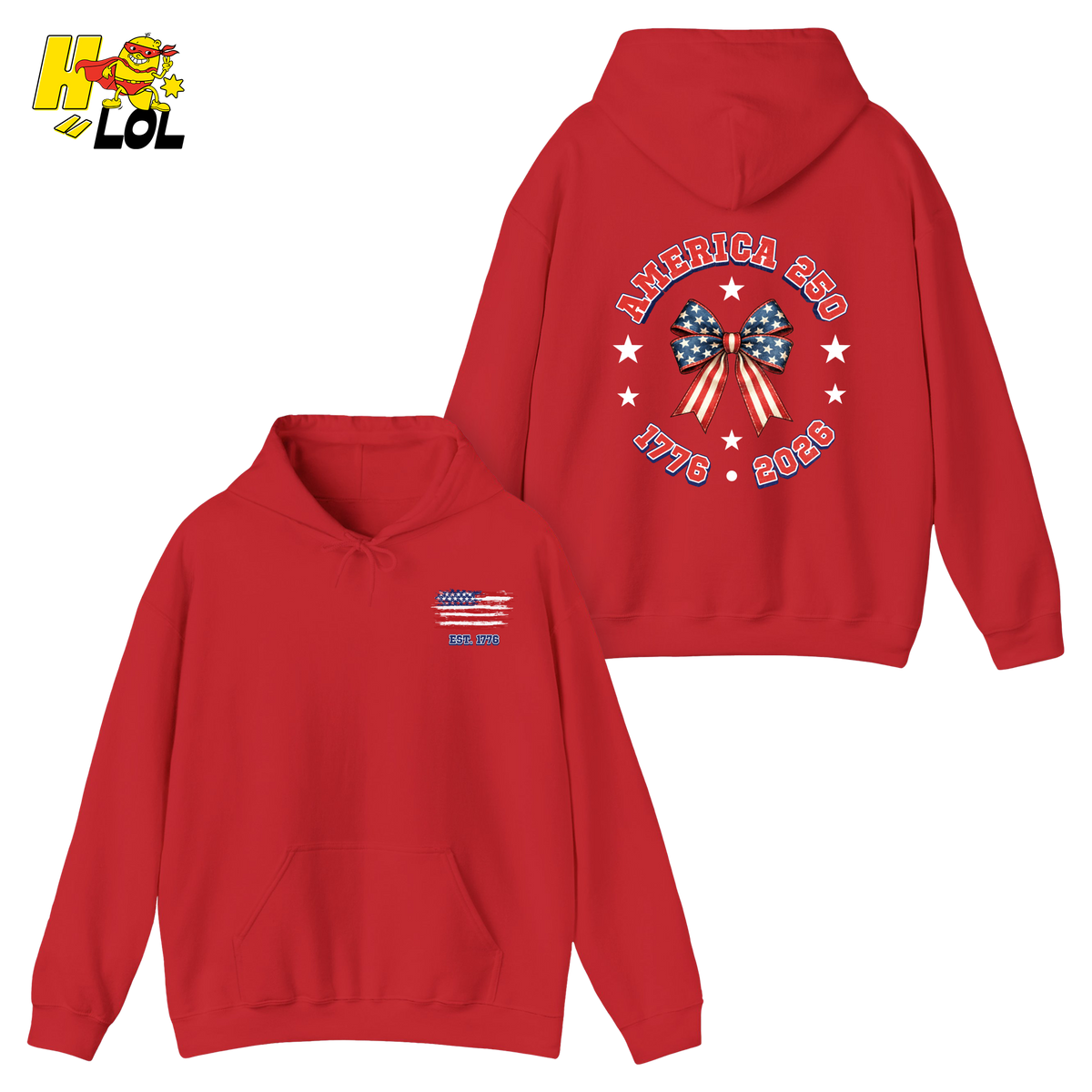 America 250 Semiquincentennial Retro Hoodie Gift For Patriot - HQLOL