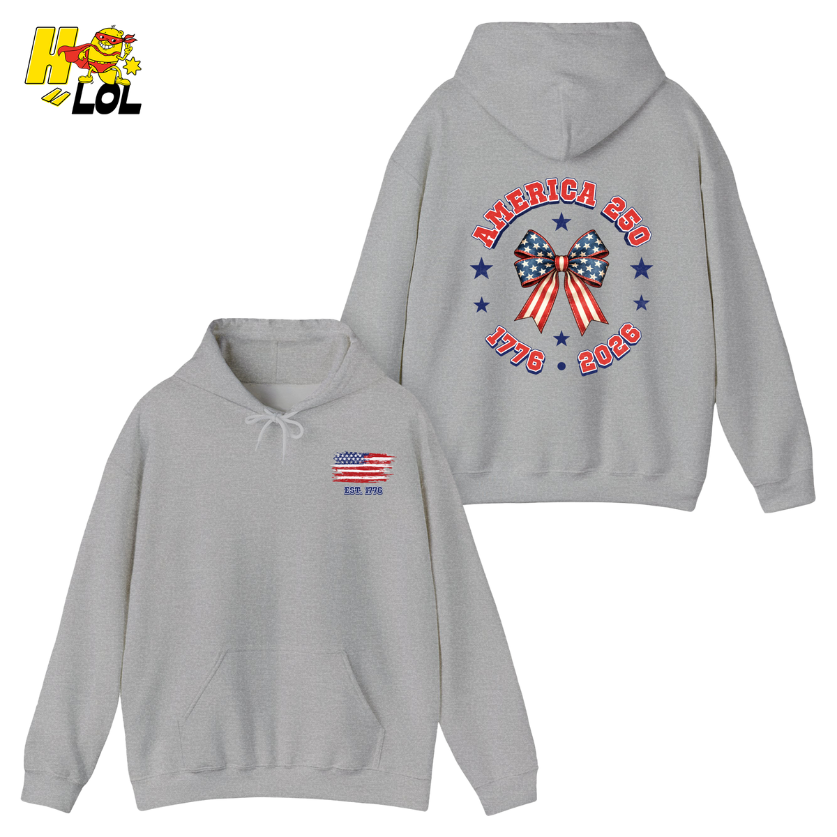 America 250 Semiquincentennial Retro Hoodie Gift For Patriot - HQLOL