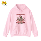 Anti Valentine Club Skeletons Hoodie Gift For Single Friends - HQLOL